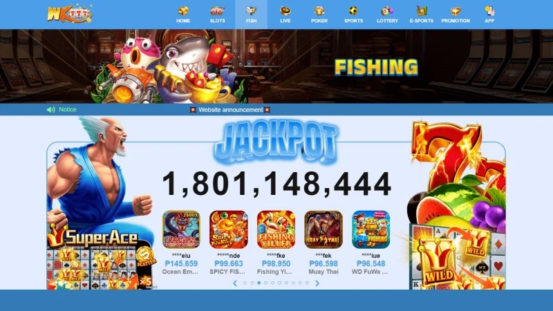 Play and Win at WK777 Fish